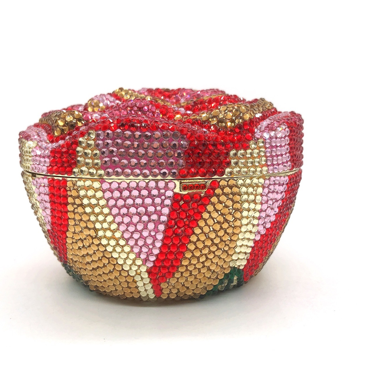 Luxury Bags Blue - Bolso de mano de cristal con
