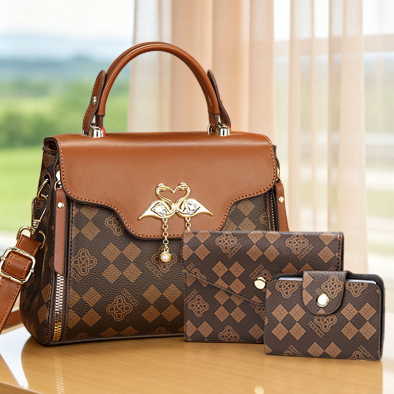 Luxury Bags Women - Conjunto de 3 bolsos para mujer,