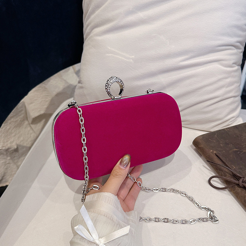 Luxury Bags Vip - Bolso de mano de terciopelo negro