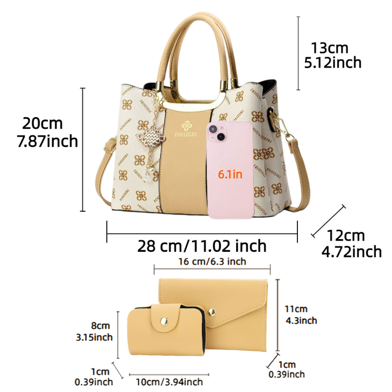 Bolsos de Mano Estampados de L - Luxury Bags Women reseña y precio