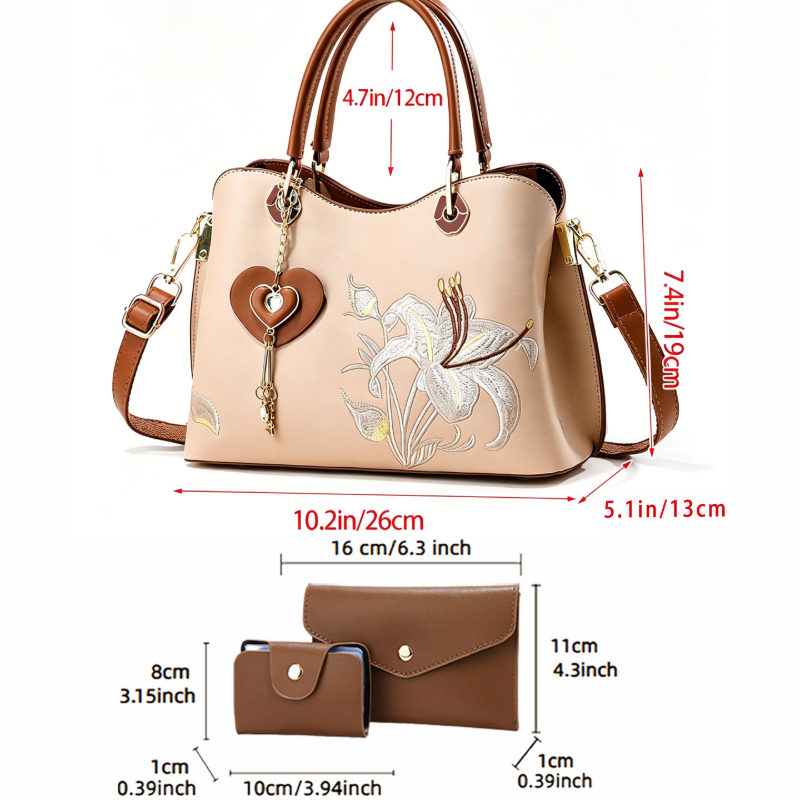 Bolsos bordados de estilo chin - Luxury Bags Women reseña y precio