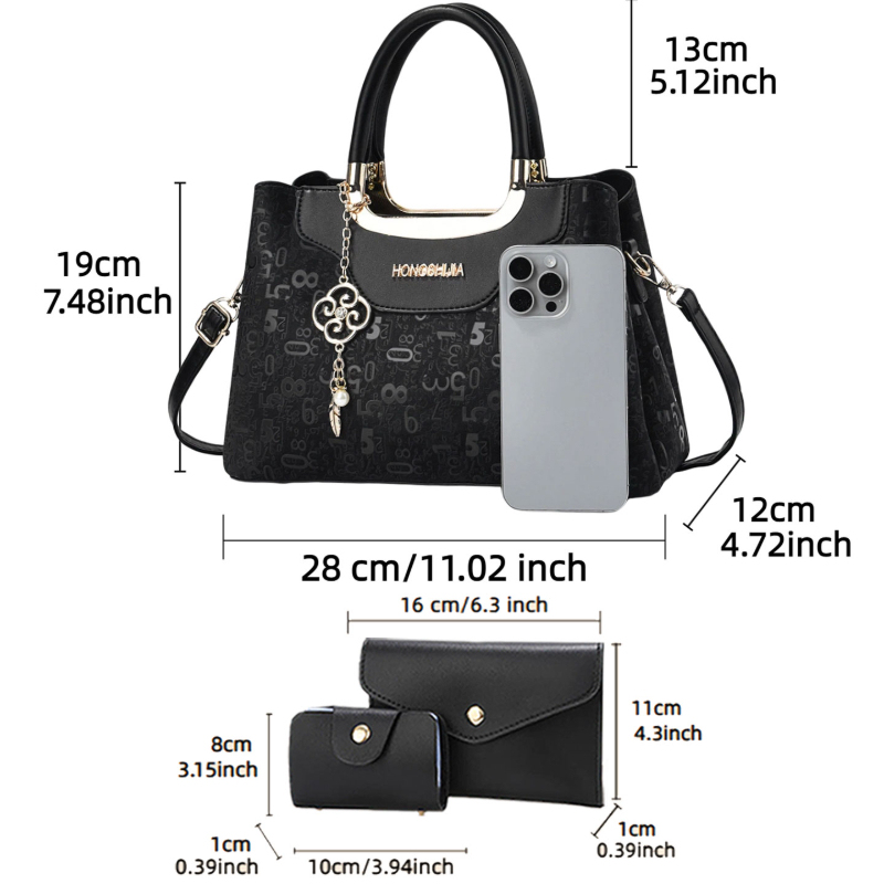 Conjunto de 3 Bolsos de Mano p - Luxury Bags Women reseña y precio