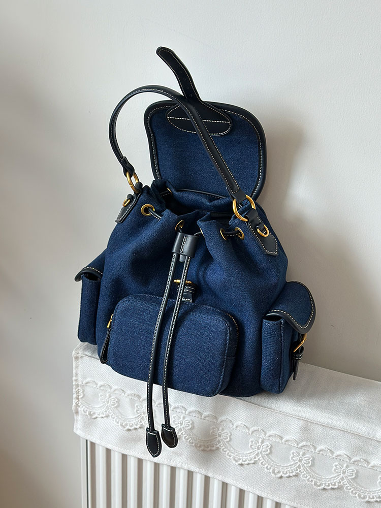 Mochila de Mujer Azul Denim 20 - Luxury Bags Blue reseña y precio