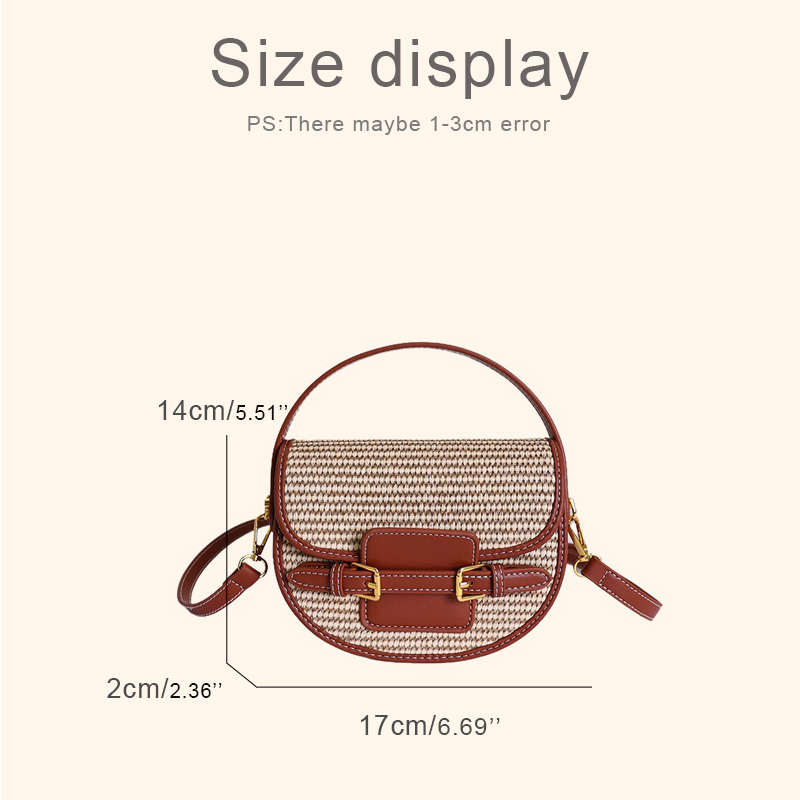 Mini bolsas de sillín de paja  - Luxury Bags Women reseña y precio