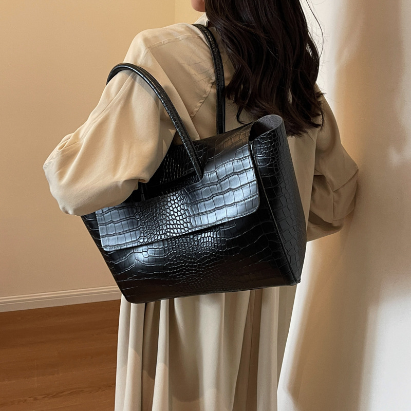 Bolso grande con patrón de pie - Luxury Bags Vip reseña y precio