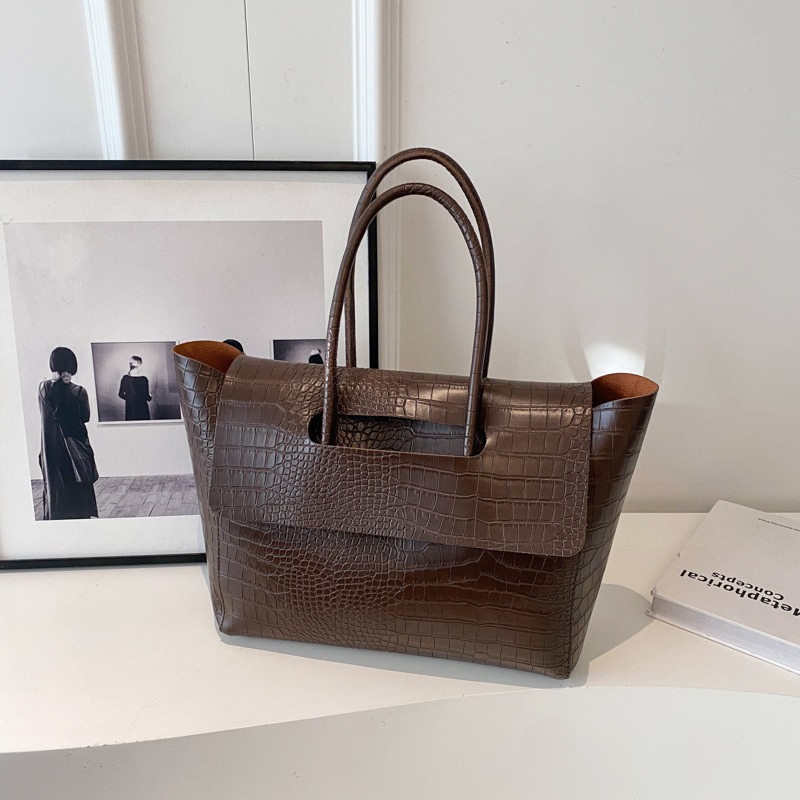 Bolso grande con patrón de pie - Luxury Bags Vip reseña y precio