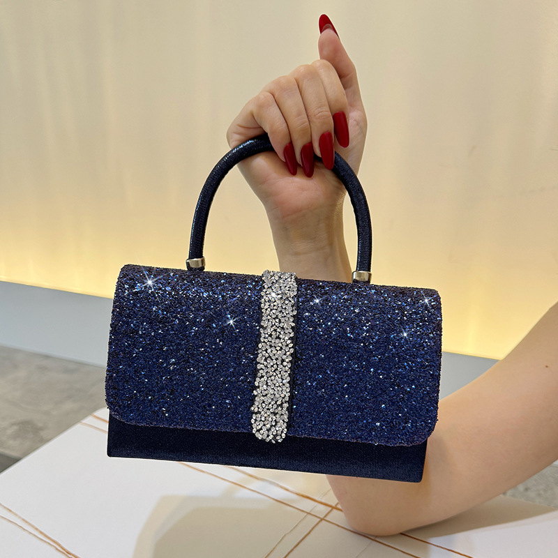 Lujosa bolso de noche brillant - Luxury Bags Blue reseña y precio