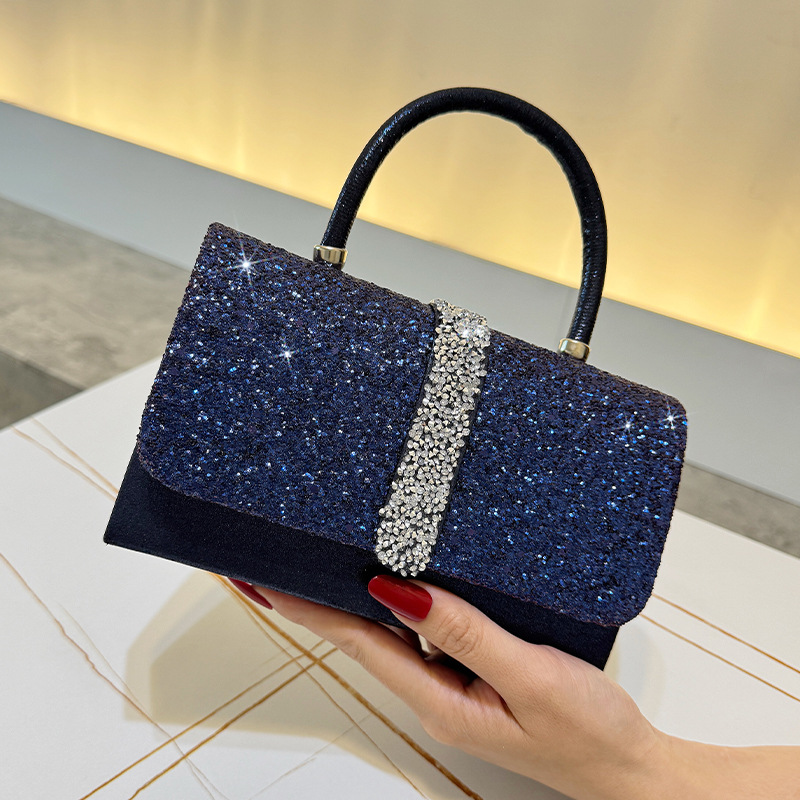 Lujosa bolso de noche brillant - Luxury Bags Blue reseña y precio